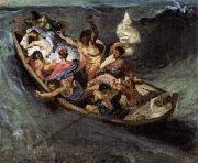 Eugene Delacroix Christ on the Lake of Gennezaret France oil painting artist
